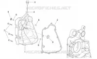 Flywheel side cover