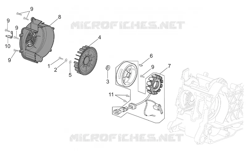 Cdi magneto assy