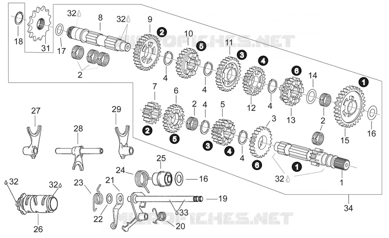 Transmission 6 speed