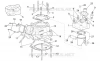 Vertical cylinder assembly