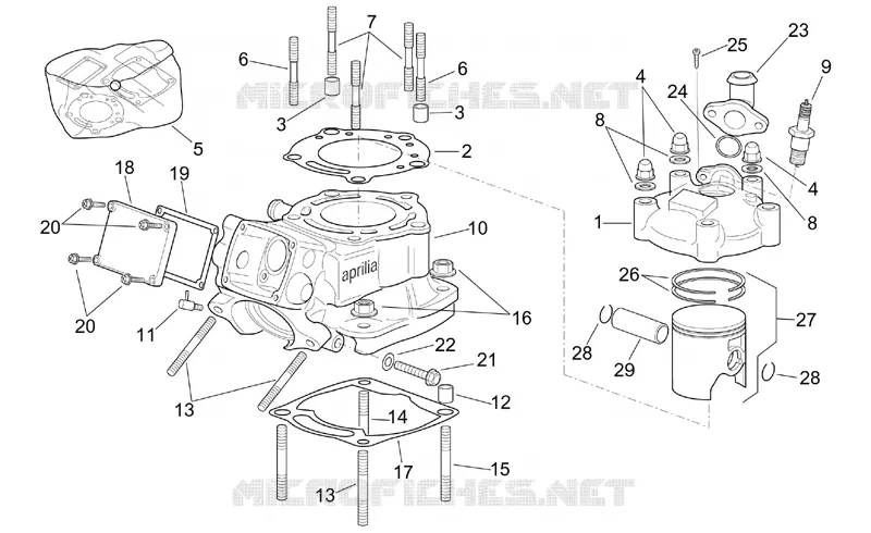 Vertical cylinder assembly