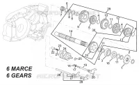 Driven shaft - 6 GEARS