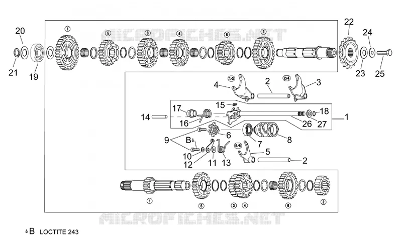 Gear box selector