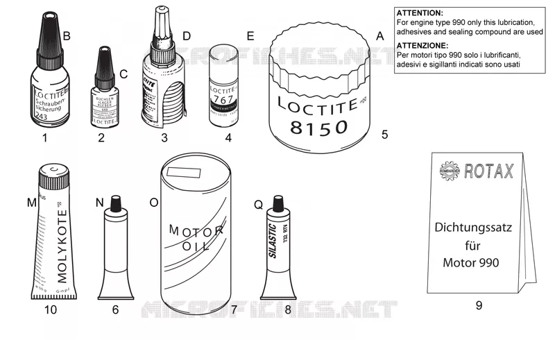 Sealing and lubricating agents