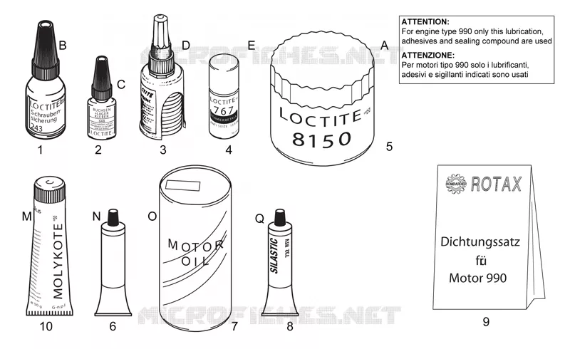 Sealing and lubricating agents