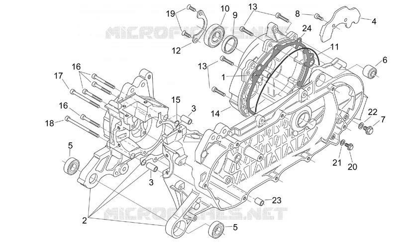Crank-case (Ditech)