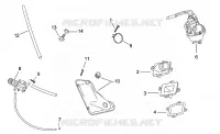 Carburettor  - oil pump assy.