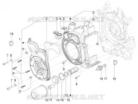 Deksel magneetvliegwiel - Oliefilter