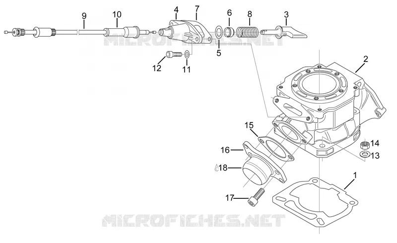 Cylinder - Exhaust valve