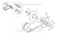 Pulley assy., driven I