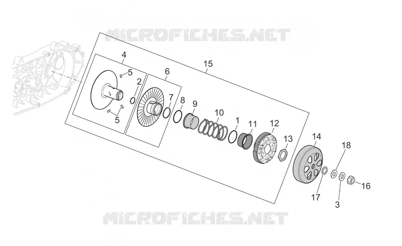 Pulley assy., driven