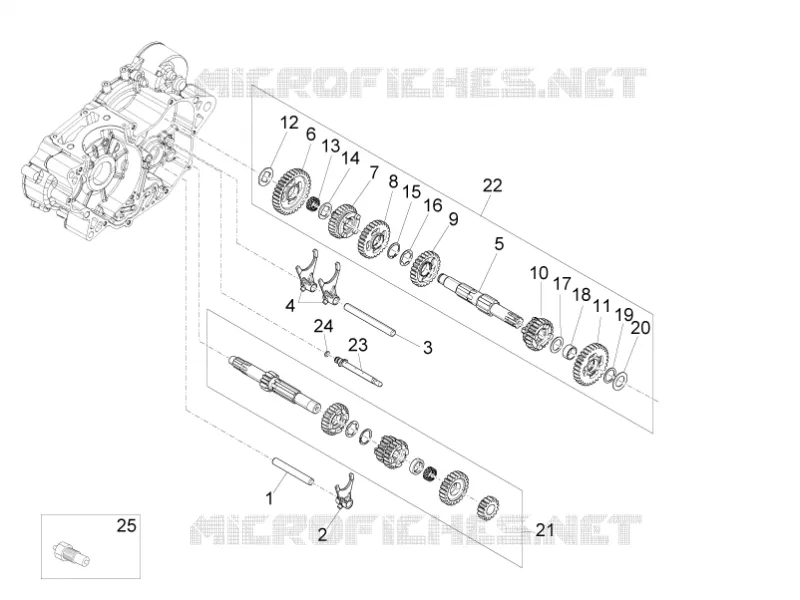 Versnellingsbak - Gear assembly