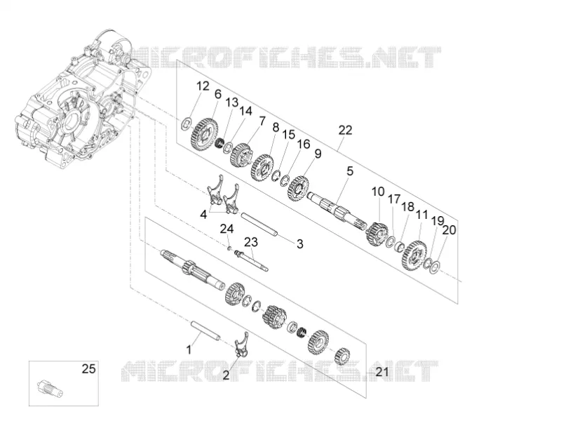 Versnellingsbak - Gear assembly