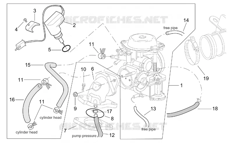 Carburettor cpl.
