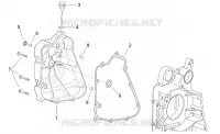 Flywheel side cover