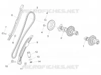 DISTRIBUTIERIEM CILINDER ACHTER