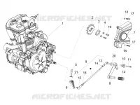 MOTOR - SCHAKELPEDAAL - TANDWIEL