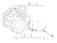 MOTOR - SCHAKELPEDAAL - TANDWIEL