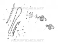 DISTRIBUTIERIEM CILINDER ACHTER