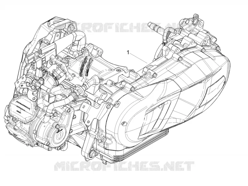 MOTOR - SCHAKELPEDAAL - TANDWIEL