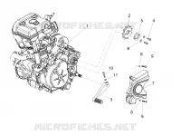 MOTOR - SCHAKELPEDAAL - TANDWIEL