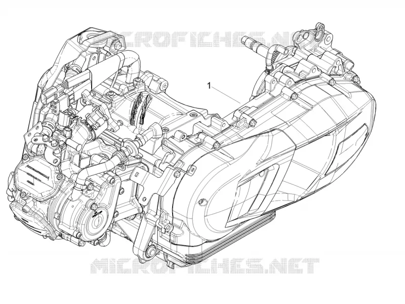 MOTOR - SCHAKELPEDAAL - TANDWIEL
