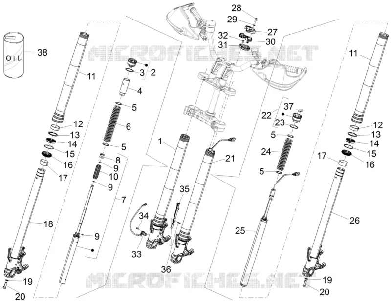 Front fork Dynamic Damping Sachs