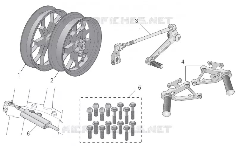 Acc. - Cyclistic components