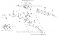 Rear master cylinder
