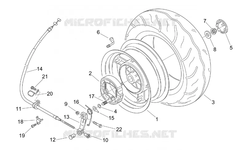 Rear wheel