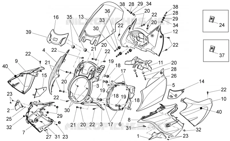 Front body - Front fairing