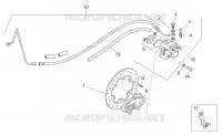 Rear brake caliper
