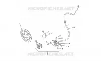 Front brake caliper unit