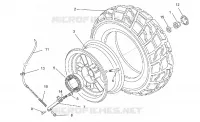Rear wheel - drum brake