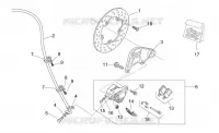 Rear brake caliper