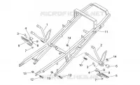 Rear footrests