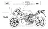 Plate set and handbook