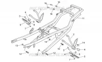 Rear footrests