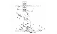 Rear master cylinder