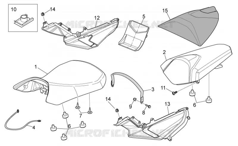 Saddle unit