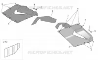 Central body - Upper fairings