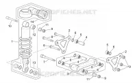 Connecting rod - rear shock abs.