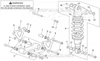 Connecting rod - rear shock abs.