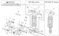 Connecting rod - rear shock abs.