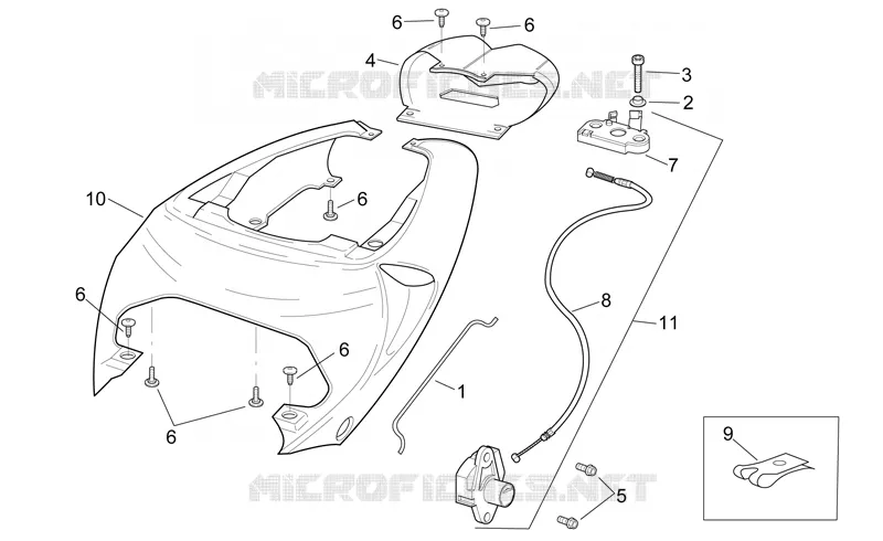 Rear body - Rear fairing