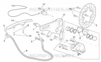 Rear brake caliper