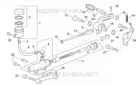 Rear master cylinder