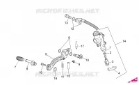 Rear master cylinder