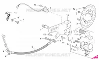 Rear brake caliper