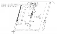 Front fork 93-99 - Stem